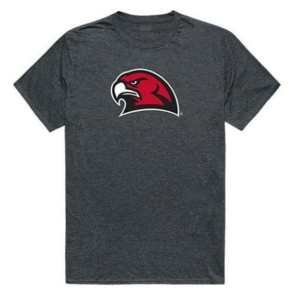 W Republic Apparel 519-131-E9C-04 Miami University Cinder Tee for Men, Heather Charcoal - Extra Large