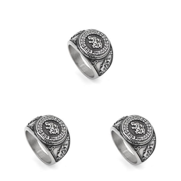 Qarigey Anillo masculino de estilo Simple a la moda, anillos ligeros para niños, accesorios de joyería para dedos multiusos, regalos de Type7 NO7