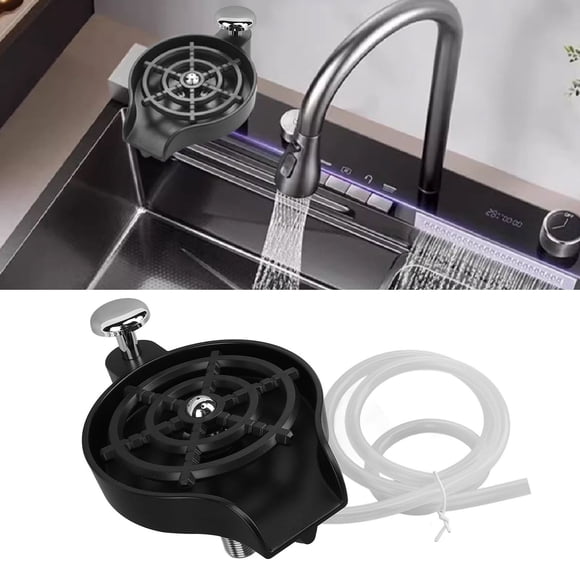 Lavadora De Botellas Para Fregadero De Cocina, Enjuagadora De Vidrio, Limpieza Rápida, Acero Inoxidable Fácil De Usar Para Tazas