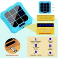 thumbnail image 5 of Rechargeable 6-in-1 Electronic Tic Tac Toe Game, Upgraded Handheld Digital Puzzle Game Console with Mute, Perfect Back-to-School Gift for Kid, Blue, 5 of 10