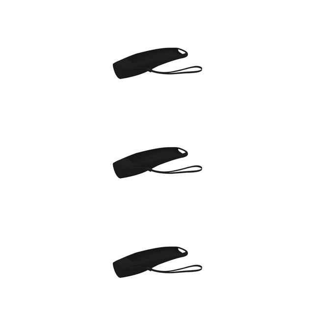 Tholdsy Estuche de control remoto de TV de silicona Reemplazo portátil Protector impermeable flexible antideslizante con cordón Negro Type1 NO1