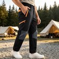 thumbnail image 2 of YABCSAZ Mens Softshell Hiking Pants Windproof Water Resistant Stretch Knee Reinforced Multi Pocket Cargo Pants Outdoor Work Pants Athletic Climbing Trousers for Men, 2 of 6
