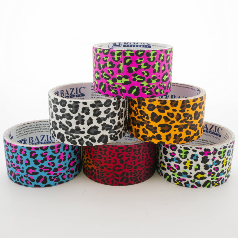 BAZIC Neon Colored Duct Tape 1.88 X 10 Yards, Multi-Use Waterproof, 6-Pack  