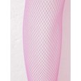 thumbnail image 3 of Jhaoyu Bas Résille Filet pour Femmes Collants Bas Cuisse Haute Rose Taille Unique, 3 of 5