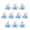 Light Blue-LB-home supplies, variant on LEFTHIGH Home 20pcs Easter Decoration Mini Bunny Doll Toy Gift Set Stuffed Plush Rabbits for Kids Birthday Party Classroom Reward Carnival Prize 5x5cm Home Organization