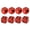 Red, variant on Dices Aluminum Tire Valves Caps for Auto Car Motorcycle Wheel Valves Tire Caps Trim Pack of 8