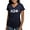 Navy, variant on - Alpha Sigma Phi Greek Letters White T Shirt - Women's V-Neck Dark T-Shirt