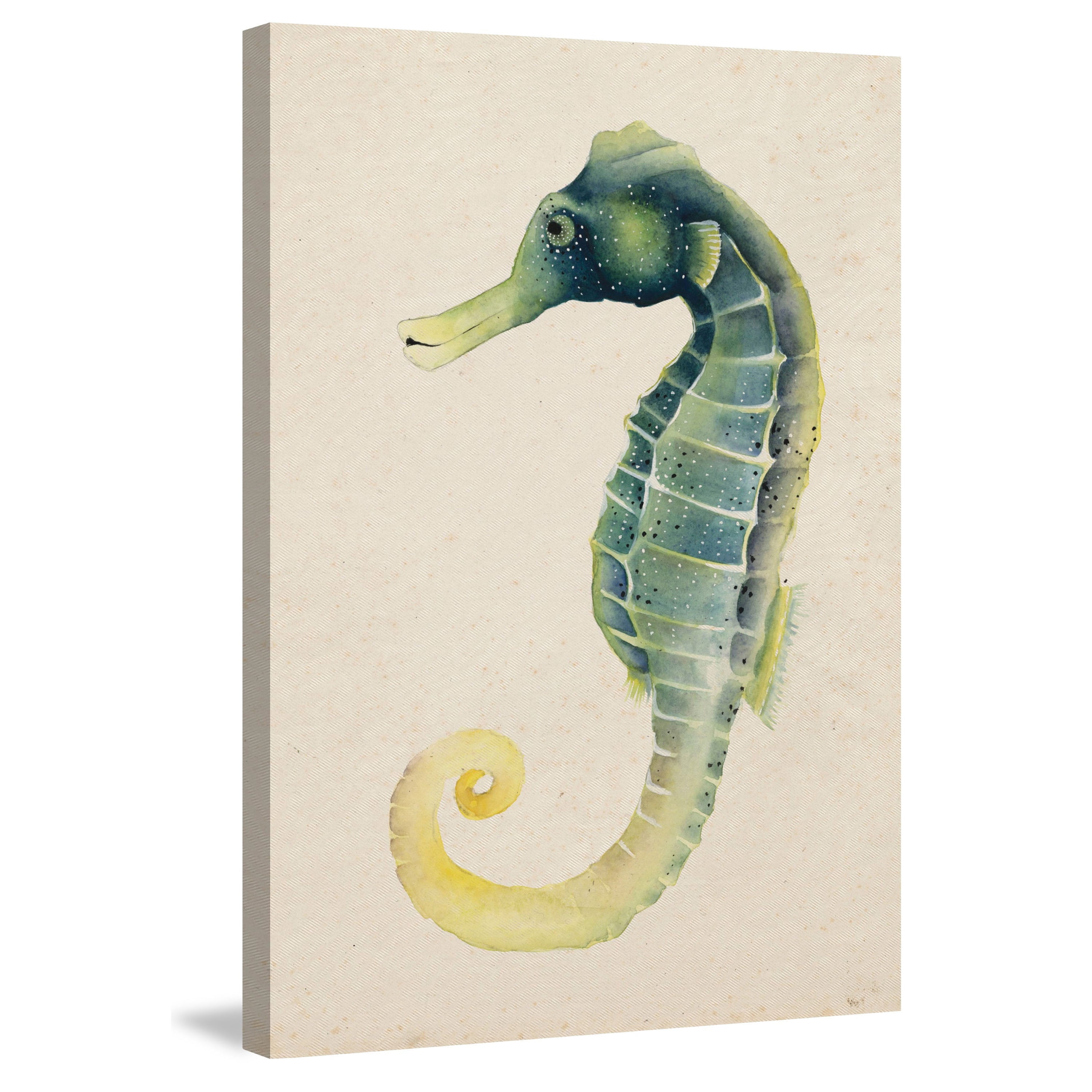 Marmont Hill "Sea Dweller V" Painting Print on Wrapped Canvas
