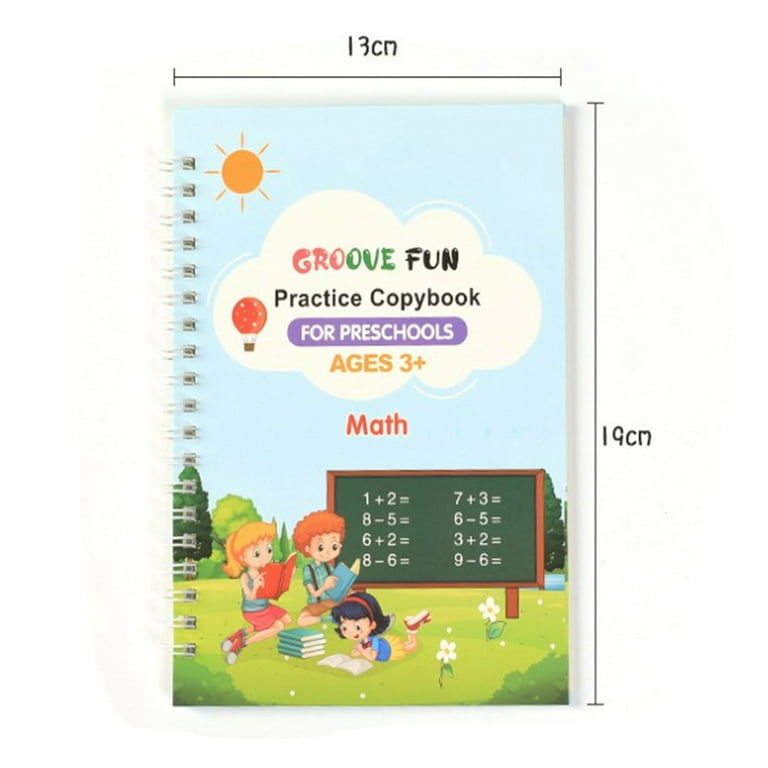 Children's Groovd Magic Copybook Grooved Handwriting Book Practice Magic  Copybooks Groovd