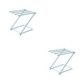 thumbnail image 3 of relayinert Convenient Towel Organizer 45cm Wide Separation Space Waterproof Good Air Circulation 4 Towels Simultaneously Foldable Blue 2Set, 3 of 6