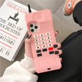 thumbnail image 4 of Étui pour Design de Carton en Silicone, Housse Mignonne, Mode, Drôle, Kawaii, Peau 3D, Accessoires de Protection, Étui Antichoc, Résistante aux Rayures, Étuis Filles Enfants, Rose Rétro, iPhone 12 Mini, 4 of 4