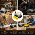 18 Inch Portable Cantilever Tool Box Organizer with Removable ...