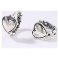 thumbnail image 6 of ZPAQI Sweet Cool Heart Shaped Metal Earrings Jewelry Fashion Piercing Earrings Gift, 6 of 8