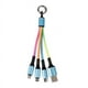 thumbnail image 1 of Cargador Múltiple De Nylon 1 Usb Trenzado Cargador Rápido Para 3 Teléfonos, 1 of 2