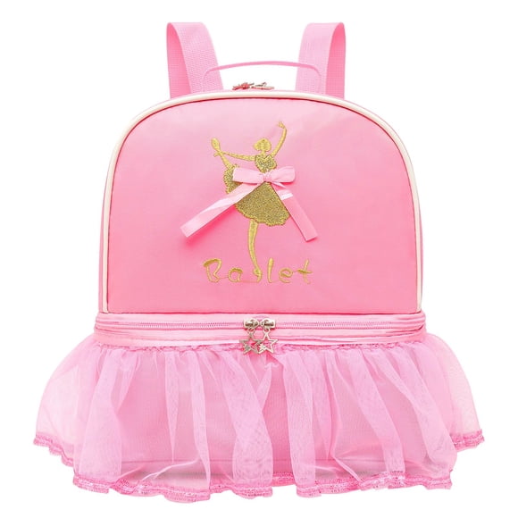 Mochila Dorlubel Cute Ballet Dance Tutú para niña, color rosa