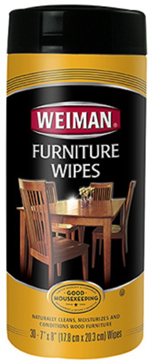 Weiman 95 30 Count Wood Furniture Cleaner And Polish Wipes Quantity