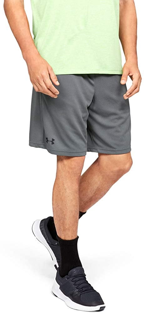 Under Armour Mens UA Tech Mesh Gym Complete Ventilation Blue Versatile Sports Shorts for Training LG Running and Working Out