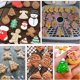 thumbnail image 2 of Cortadores De Galletas De Navidad Cortadores De Galletas Cortadores De Galletas De Plástico Cortador De Galletas Del Festival De Sellos De Galletas Para Niños Para Galletas De Chocolate 16 Piezas Yuarrent HA039050-00, 2 of 6