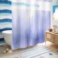 thumbnail image 5 of No Hook Shower Curtain, Blue Purple Ombre Shower Curtains for Bathroom with See Through Top Window, Modern Abstract Gradient Minimalist Art Waterproof & Washable Bath Curtain 66"x72", 5 of 8