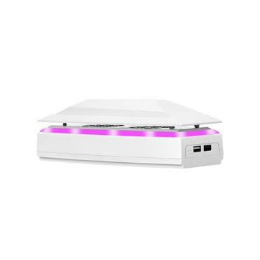 Upper RGB Cooling Fan for PS5 Pro,  Top Cooling System Cooler Fan with RGB Light Dual USB 2.0 Port for PS5 Pro Console