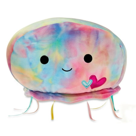 Squishmallows Official Stackable Plush 12 inch Rainbow Jellyfish - Child's Ultra Soft Stuffed Plush Toy