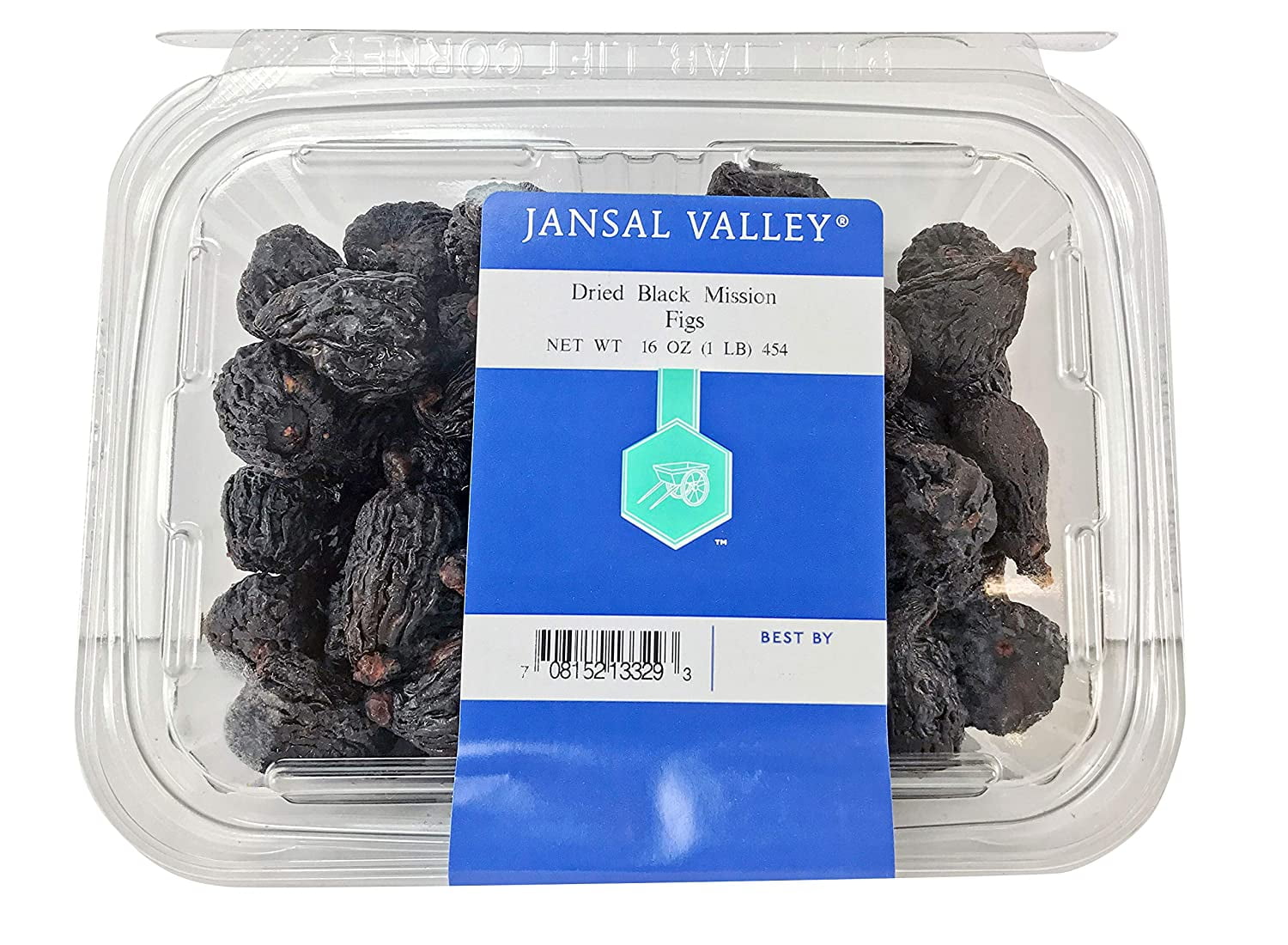 Jansal Valley Dried Black Mission Figs, 1 Pound