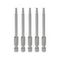 thumbnail image 1 of piezas 1/8" Hexagonal Destornillador Taladro SAE 1/4" Hexagonal Vástago 3" Longitud Magnético S2 Acero Potencia Perforación taladros, 1 of 5