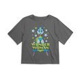 thumbnail image 2 of Wonder Woman A Wonder Women's Boxy Cropped T-Shirt Casual Graphic Tee, 2 of 6