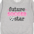 thumbnail image 3 of Inktastic Future Soccer Star Girls Toddler Sweatshirt, 3 of 4