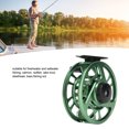 thumbnail image 3 of Large Arbor Fly Reel, Fly Fishing Reel Aluminum Alloy Push Button Release  for Freshwater, 3 of 8