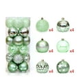 thumbnail image 2 of EUDIDV Home Decor Accents 24PCS Christmas Ball Ornament Pendant Party Supplies Tree Hanging Plastic Ball For Christmas Tree Decoration 6cm/2.36in Home Decor Clearance Accents, 2 of 2