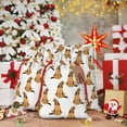 thumbnail image 6 of Rocae German Shepherd Dog for Christmas Drawstring Linen Gift Bag with Drawstrings Treat Bag Goody Present Bags for Christmas Party Favor-Medium, 6 of 9
