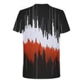 thumbnail image 3 of Wancir Chemises pour Hommes en Liquidation Chemises Imprimées Col Rond Mode Décontractée Manches Courtes Blouses Col Rond, 3 of 4