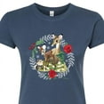 thumbnail image 3 of Disney Bambi - Christmas - Family In The Forest - Juniors Fitted Graphic T-Shirt, 3 of 5