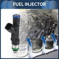 thumbnail image 2 of Inyector de combustible No.1F2113250 boquilla de inyección de combustible para Mazda B3000 Base 2002 2005-2007 3.0L negro 6 piezas, 2 of 6