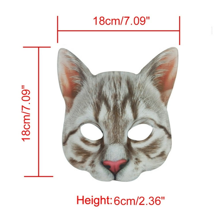 Halloween Cat Masks Novelty Carnival Masquerade Dance Party Mask for Adult