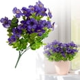 thumbnail image 3 of 1 Pcs Simulated Eucalyptus, Garden Artificial Flower, Fake Flowers Plants for Indoor Outside, Fake Silk Flowers Plastic Plants for Spring Summer Garden Porch Window Box Table Vase Home Indoor Outdoor, 3 of 9