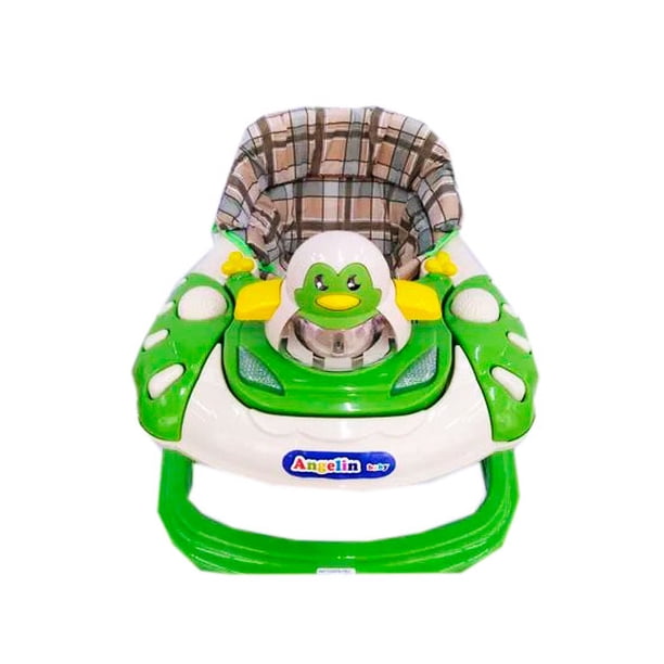 Andadera Angelin Baby Pingüino Musical Verde