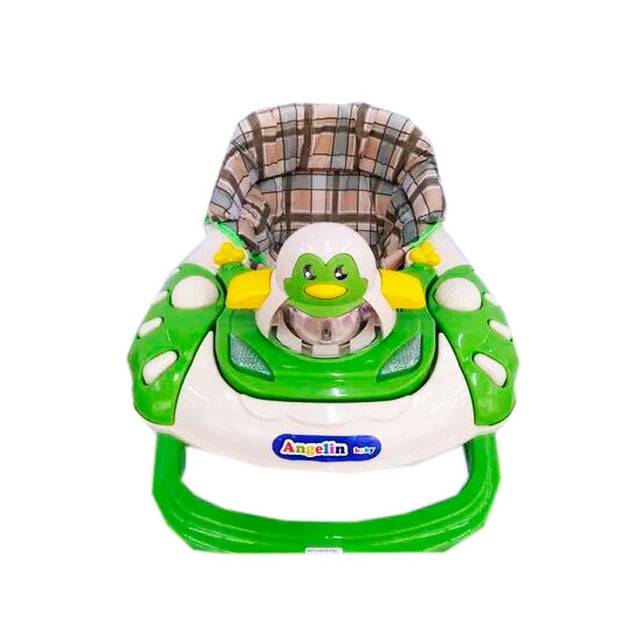 Andadera Angelin Baby Pingüino Musical Verde