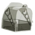 thumbnail image 3 of Bañera compacta para pájaros, ideal para interiores, para bañar loros, pinzones, canarios, periquitos y cotorras., 3 of 8