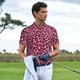 thumbnail image 3 of Balery Rose Leopard Print Camisa Polo de Hombre con Estampado, de Manga Corta y Tejido Medio, Camisa Tipo Golf Polo-Medium, 3 of 6