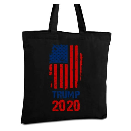 Awkward Styles Trump 2020 Flag Tote Bag USA Trump Flag Canvas Tote Bag Donald Trump Cloth Shopping Bag Republican Trump Campaign Bag Trump 2020 Shopping Bag President Trump Reusable Grocery Bag