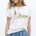 thumbnail image 2 of Ladies Cute Cartoon Music Zoo Print Ladies T Shirt, 2 of 4