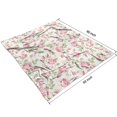 thumbnail image 4 of Chic Vintage Floral Blanket: Watercolor Pink Rose Peony Design - Soft, Lightweight & Warm 50x60in Throw Blanket - Cozy Blanket for Women's Gifts & Room, Couch Decor, 4 of 5