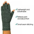 Comfy Brace Arthritis Hand Compression Gloves Comfy Fit, Fingerless
