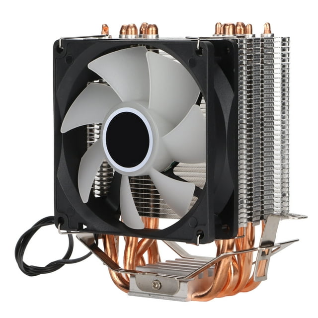 Enfriador de CPU Efecto de iluminación RGB Silencio de contacto directo Ventiladores de refrigeración de CPU de computadora ampliamente utilizadosVentilador único
