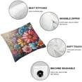 thumbnail image 4 of BCIIG Flowers Wall Painting Short Plush Pillowcase for Home Furnishing 20x20in, 4 of 5