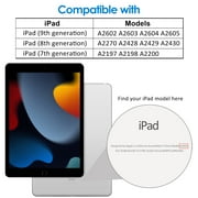 JETech Case for iPad 10.2-Inch (2021/2020/2019 Model, 9/8/7 Generation), Auto Wake/Sleep Cover (Black)