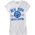 thumbnail image 1 of Camiseta gráfica con serigrafía para mujer de Aeropostale, blanca, extra pequeña, 1 of 1