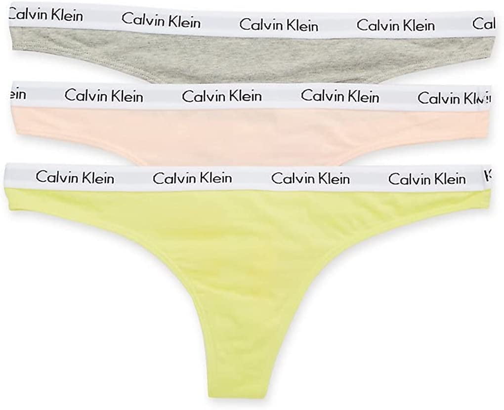 Calvin Klein Women's Carousel Logo Cotton Thong Panty